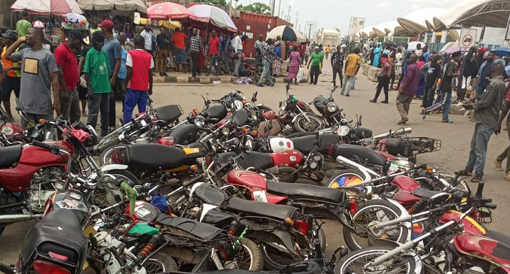 According to the Lagos State Government, preparations to crush 250 motorbikes,
